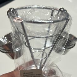French Fries And Sauce Holder 