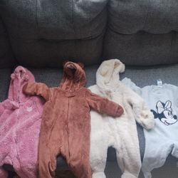 Warm Fleece Onesies 