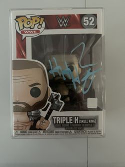 WWE Signed Triple H Funko Pop With COA