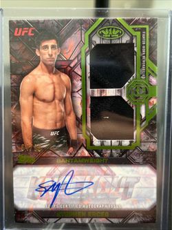 2026 Knockout UFC Stephen Erceg Tier 1 Dual Patch Relic Auto Lime Green /99