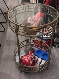 Glass coffee/side couch table