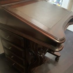 Antique Desk With Hidden Drawers 