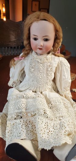 C.M Bergman bisque head child doll