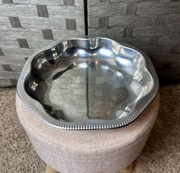 Rare Early 1900’s Silver-Plated Tin Tray