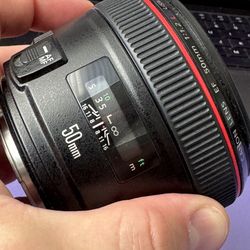 Canon 50mm f1.2 L usm