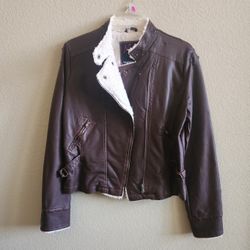 XL (faux) Leather Jacket