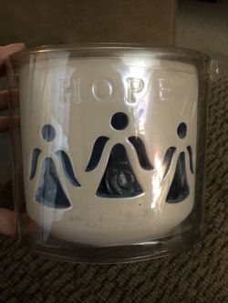 Hope friendship light candle holder new