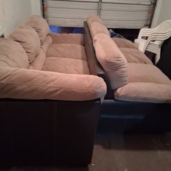 2 Piece Brown Sectional