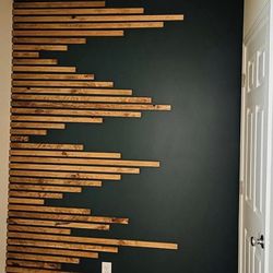 Accent Walls, Media Walls, Floating Shelves