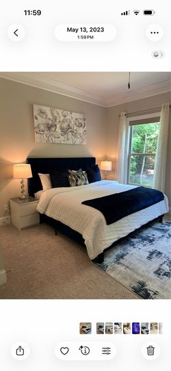 King bed with Mattress and box