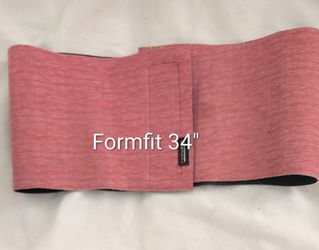 Pink Formfit Thermal Slimmer Neoprene Workout Back Support Belt. Designed For Weight Loss, Fitness, Sweat Induction, Temporary Abdominal Compression.