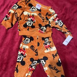 Disney Mickey Mouse Pjs 12 Months