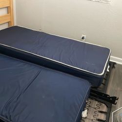 2 Twin Size Bed Frames With Mattress 