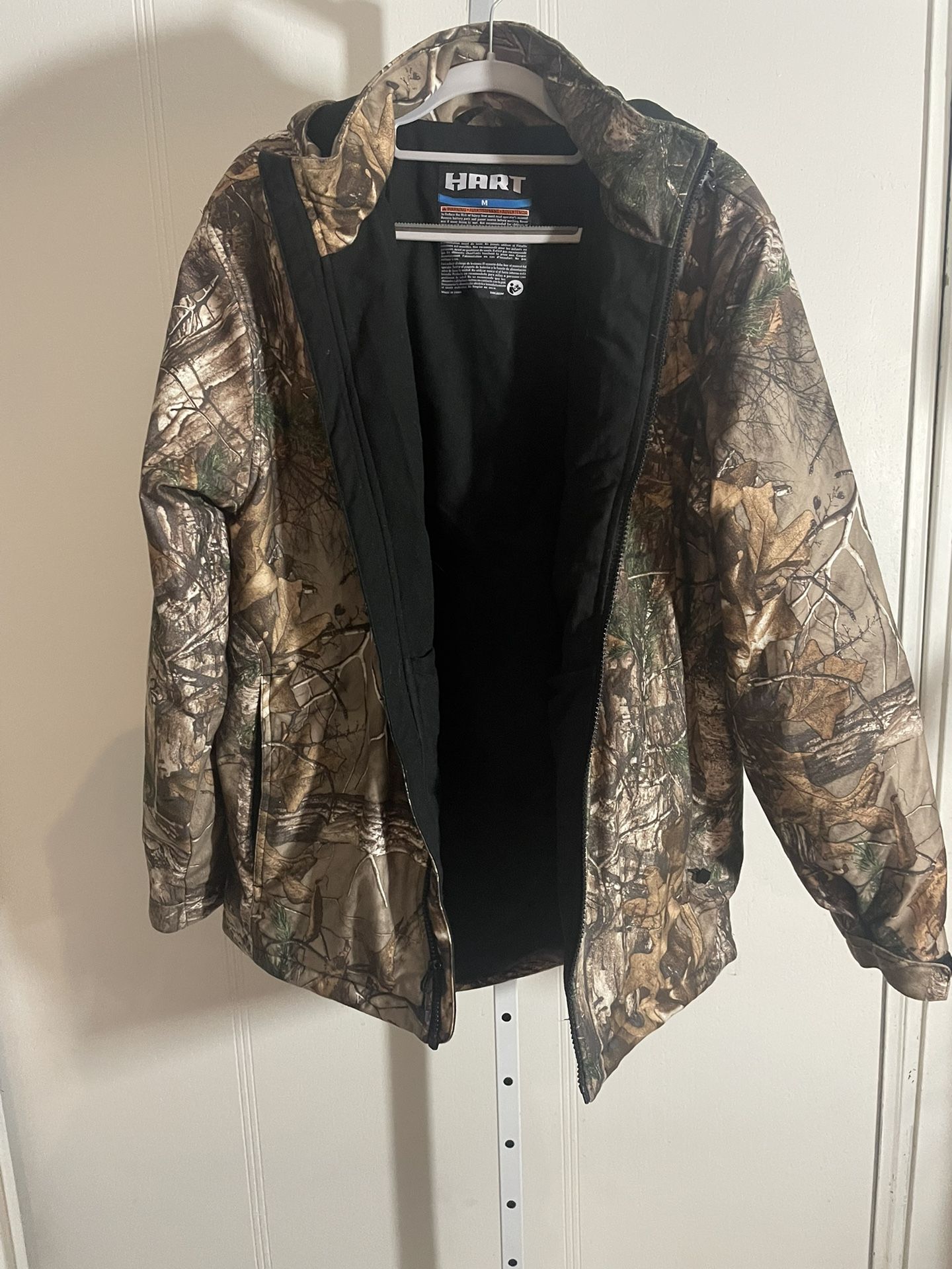 RealTree Hart Heated CoatMens Med 20V System. Coat Only. No Battery Or Charger
