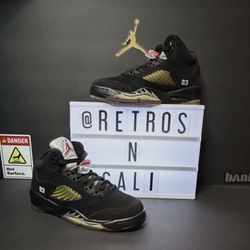 Jordan 5 “Black Metallic” 2011 Size 5.5y 7w Ds