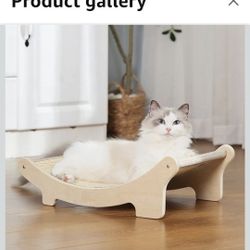 Cat Scratcher Sisal Cat Scratching Bed 19.6 inches Cat Scratch Chair Hammock Lounge Cat Scratcher for Indoor Cats Scratching Post Lounger

