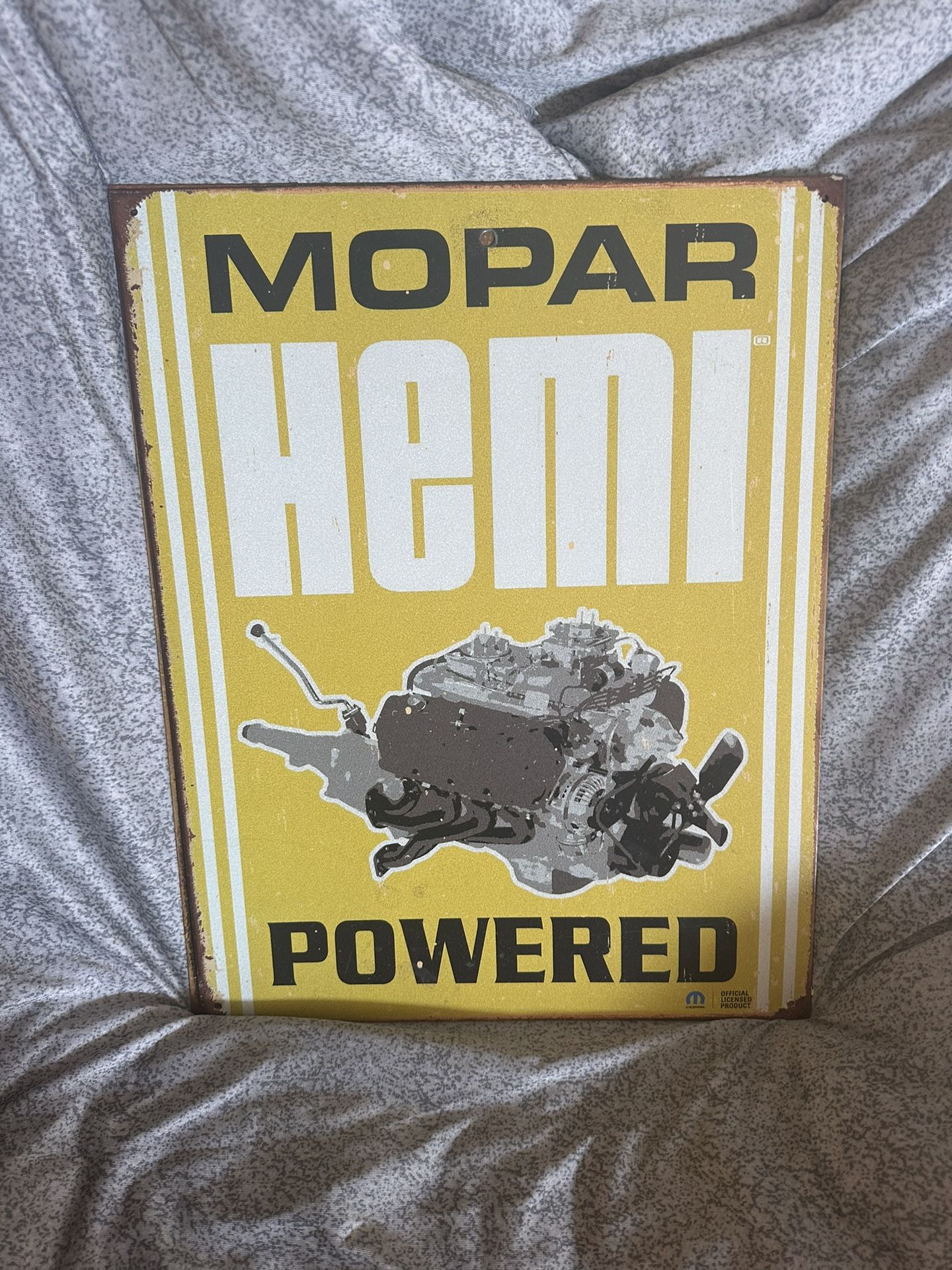 Mopar metal sign