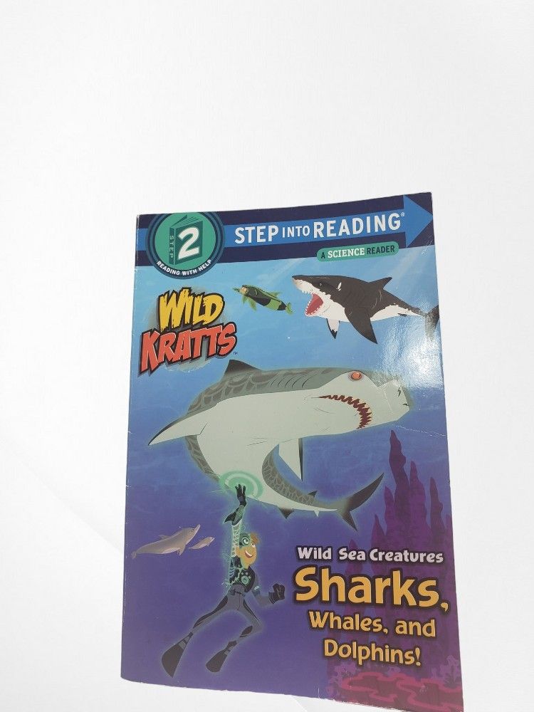 Wild Sea Creatures: Sharks, Whales, and Dolphins! (Wild Kratts) Level 2 Reader