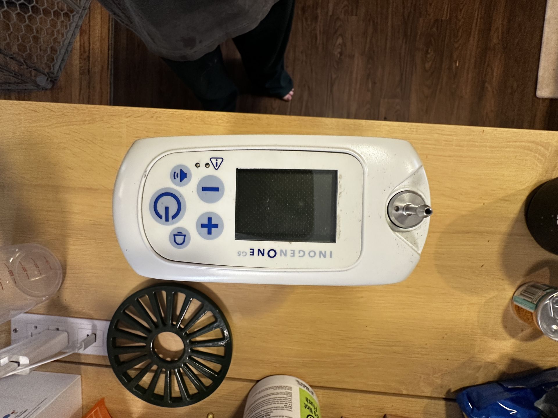 inogen one G5 portable oxygen machine with backpack