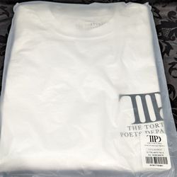 Taylor Swift The Tortured Poets Department White T Shirt XL Brand New In Hand