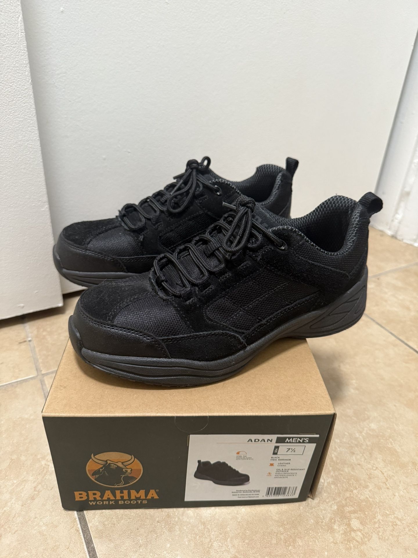 Brahma Adan Steel Toe Work Boots (Size US7.5)