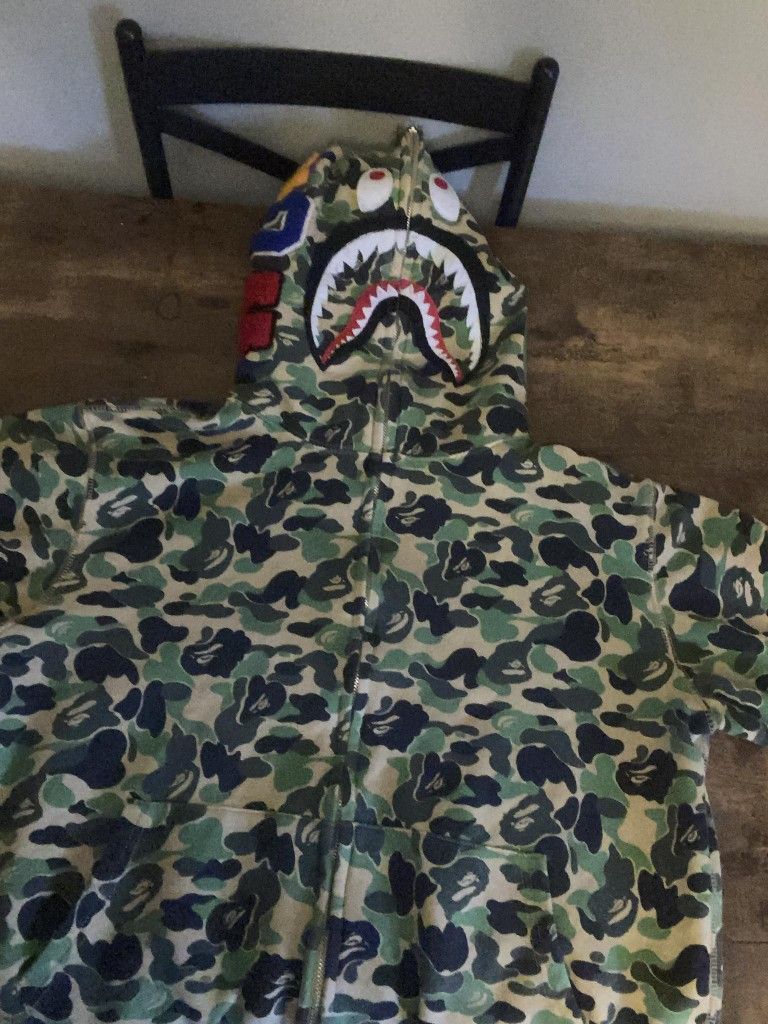 Bape Camo Hoodie Full Zip Up