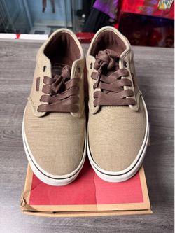 Vans Atwood Deluxe men size 8.5 (khaki/marshmallow)