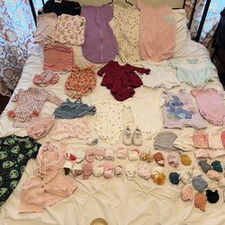 O-3 month clothes for baby girl