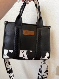 Wrangler Cow Print Purse