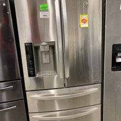 LG LMXSS 36 Inch 4-Door French Door Refrigerator E270