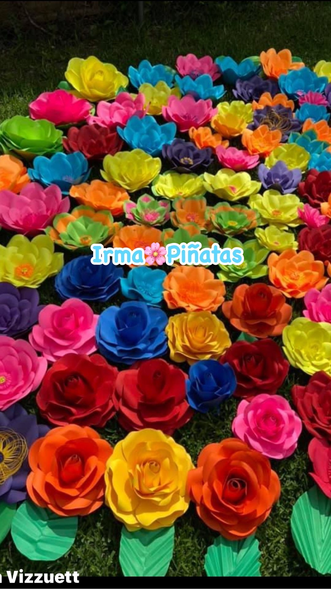 Grandes Flores De Papel Decorativas🌸