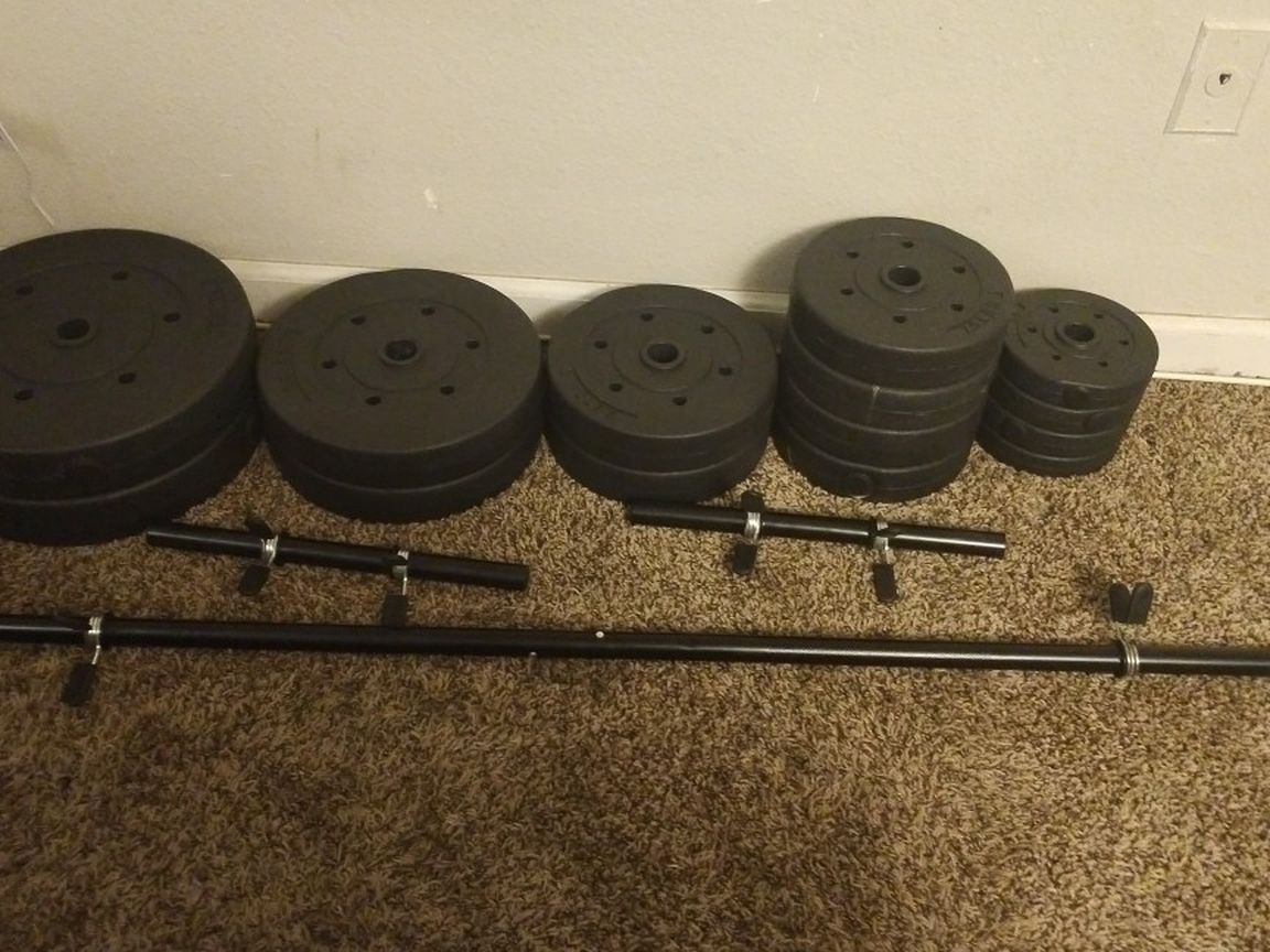 140 Lbs Weight Set