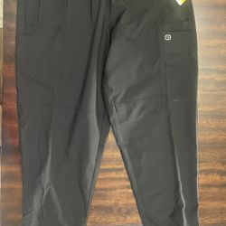 Black Scrubs Joggers Medium Petite