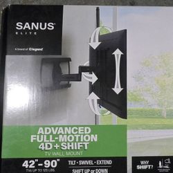 SANUS Elite Full Motion 4d Tv Wall Mount  42" To 90