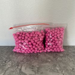 Pink Gumball Beads