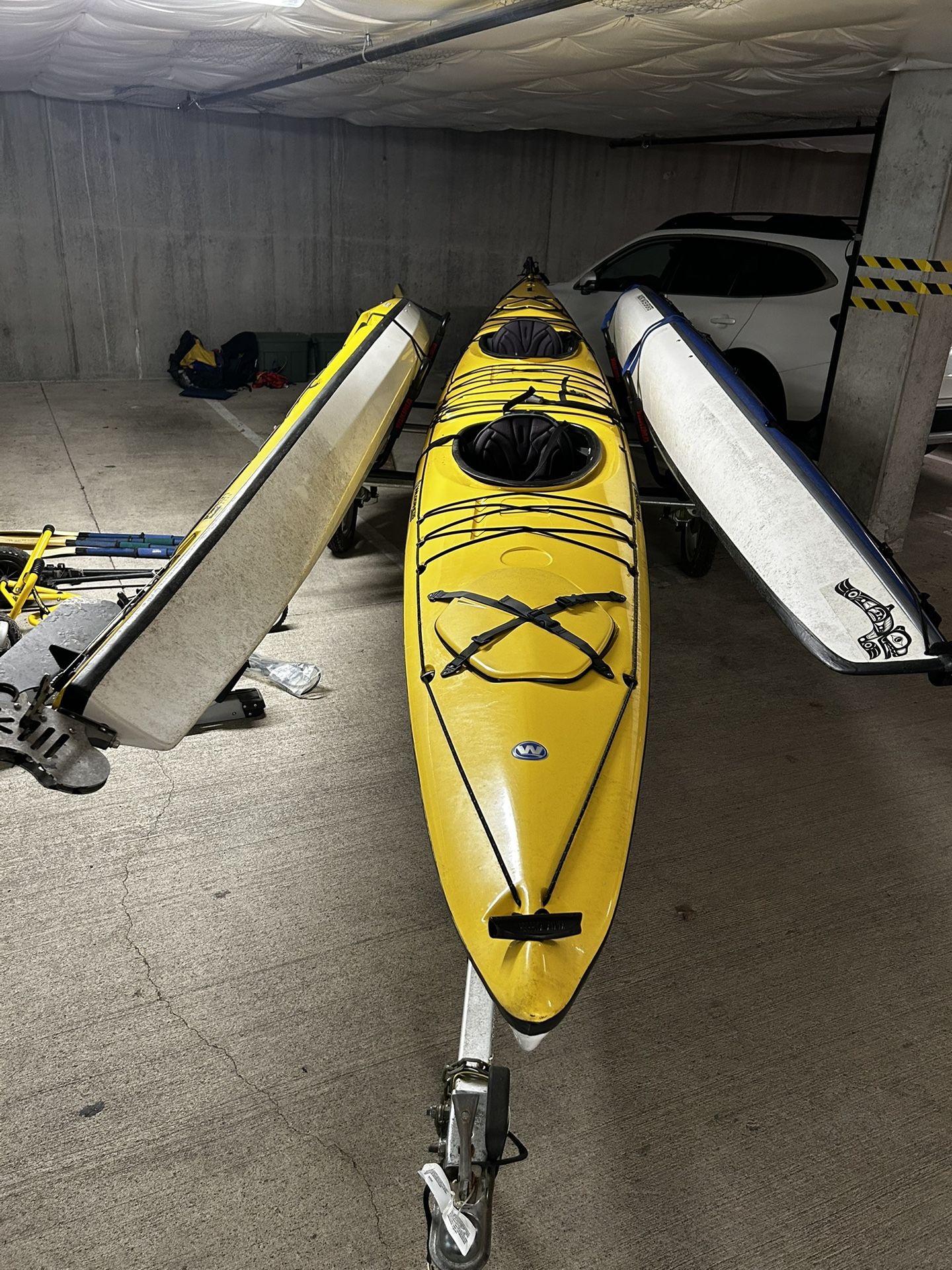 π£ββοΈ Kayak & Trailer Package β 3 Touring Kayaks + Yakima Trailer + Gear β $3,300