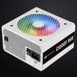 Corsair CX650F RGB POWER SUPPLY -WHITE