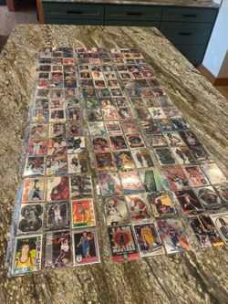 Binder of 135 Great Basketball Cards