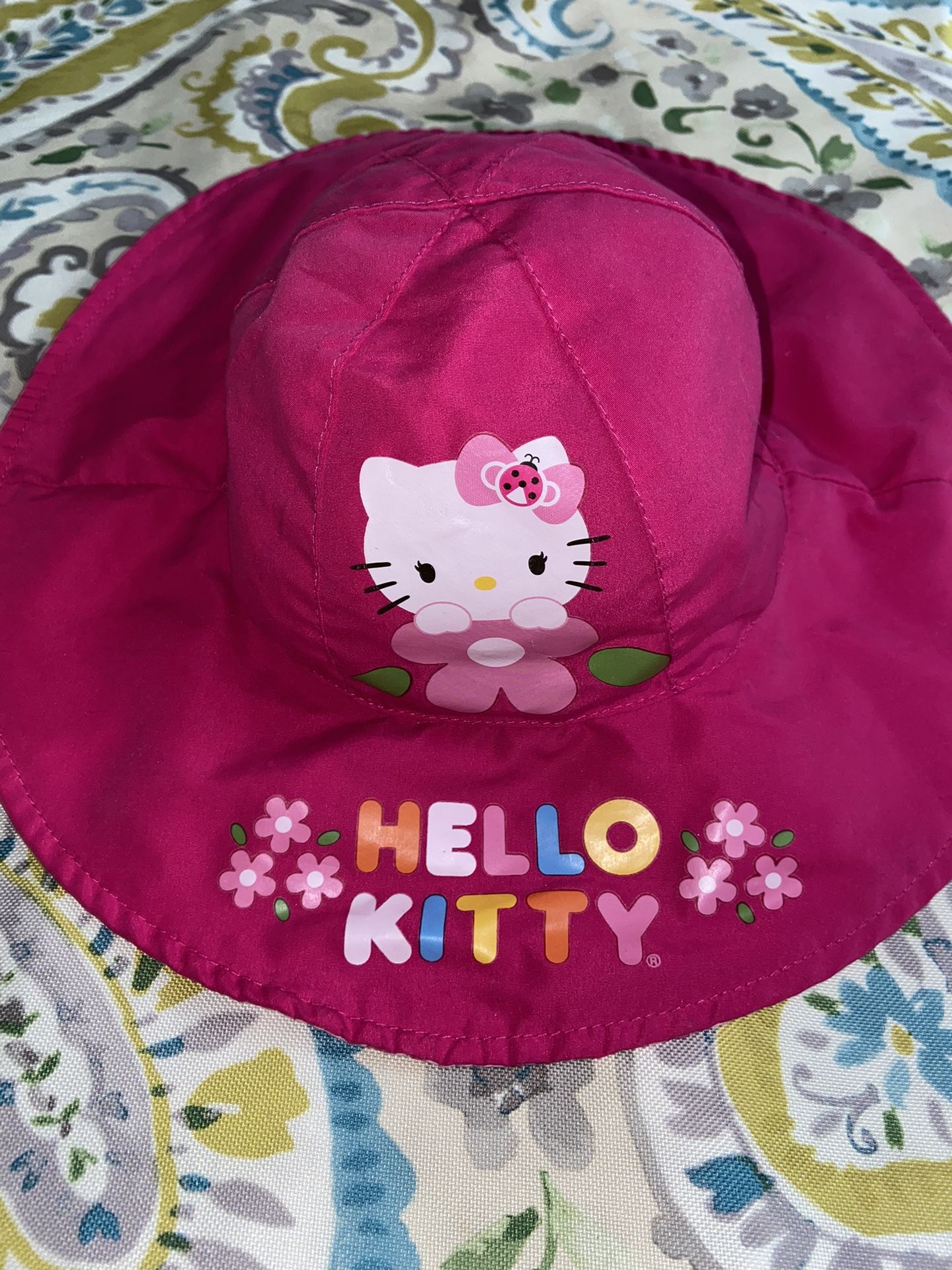 HELLO KITTY Sunhat Child’s One Size Fits Most