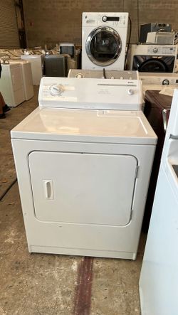 White Kenmore Dryer with AutoDry Feature
