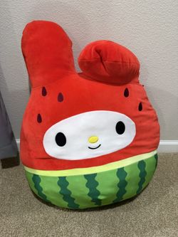 Squishmallows Kellytoy Plush 20” Hello Kitty My Melody Watermelon