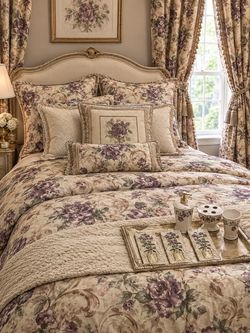 Floral Bedroom & Bath Decor Bundle