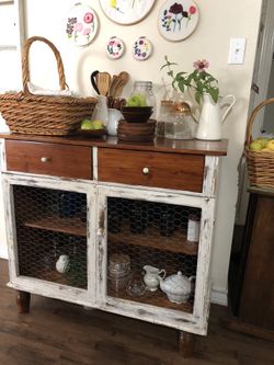 Antique cabinet (hand painted)