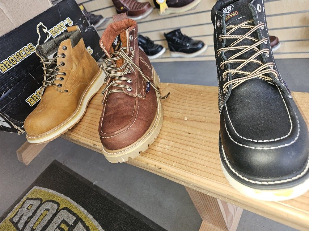 Botas DE Piel DE Mexico Comodas Para Trabajar