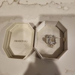 Swarovski Mesmera Clip On Single Earring....Crystal Rodium