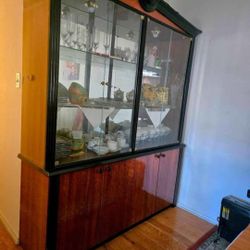 Wooden Display Cabinet