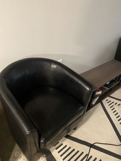Leather Chairs - Set of 2!