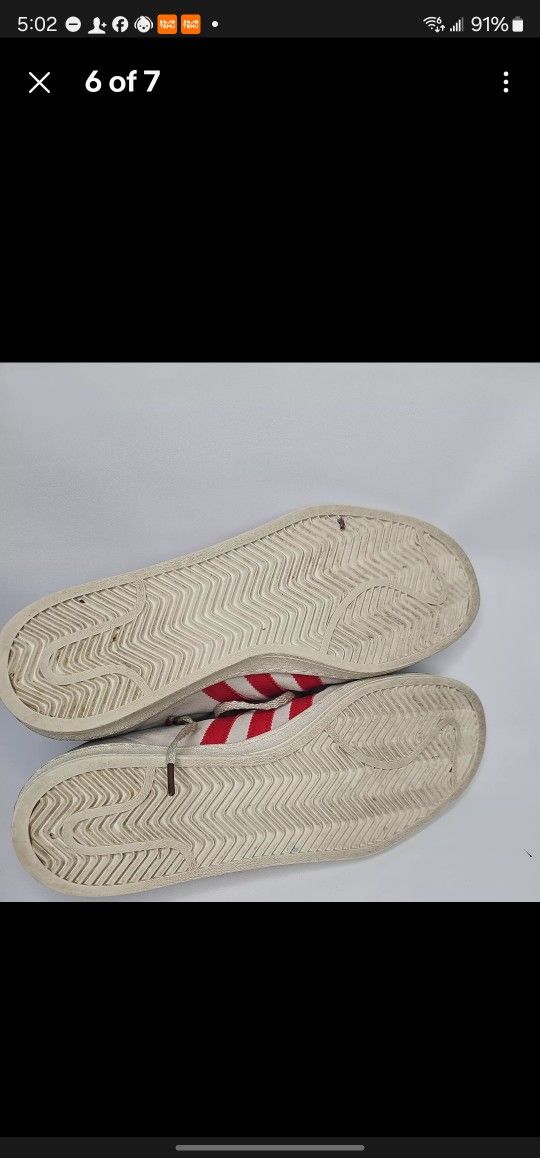 Adidas Hemp Original Superstar Shoes Men's Size 10.5