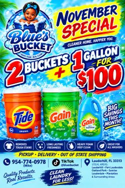 5-Gallon Laundry Detergent Bucket – Local Delivery