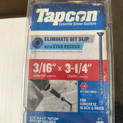 Tapcon Screws 